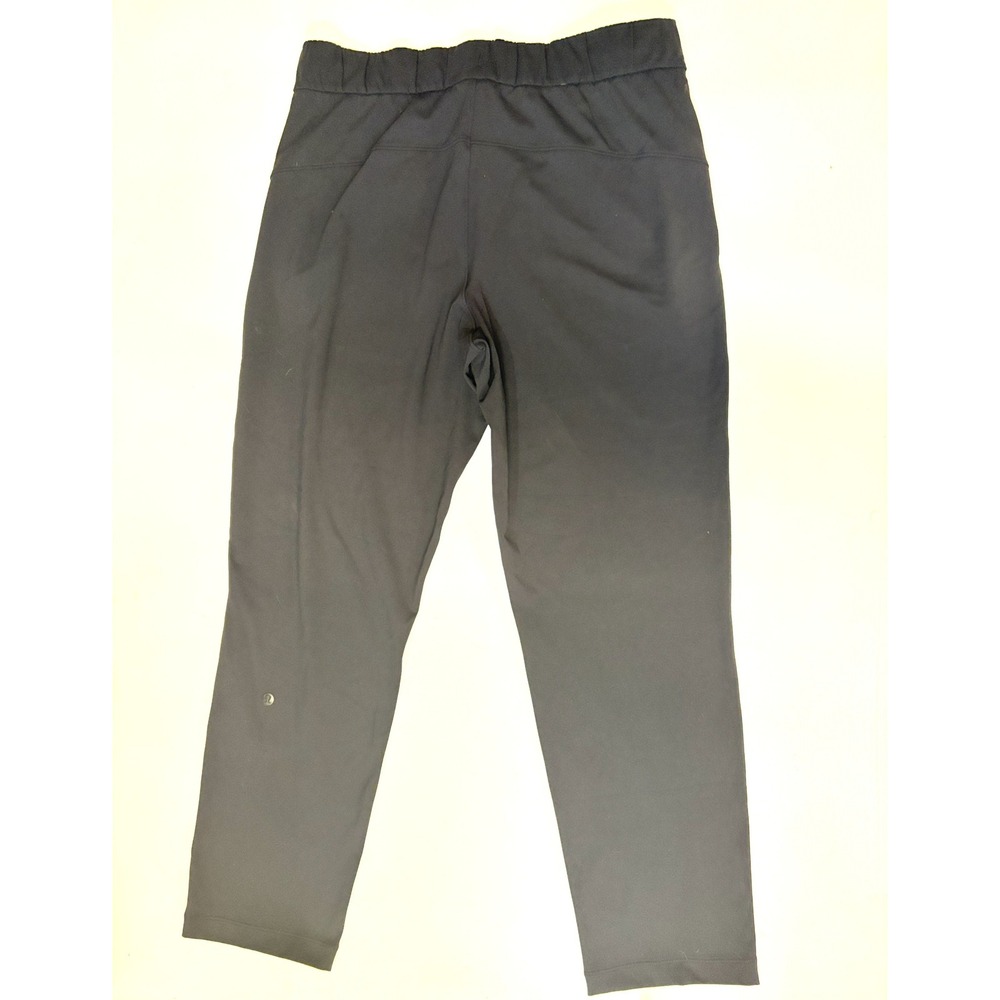 Lululemon On the Fly 7/8 Pant Black Luxtreme Joggers Size 8 Drawstring Travel - Picture 7 of 9